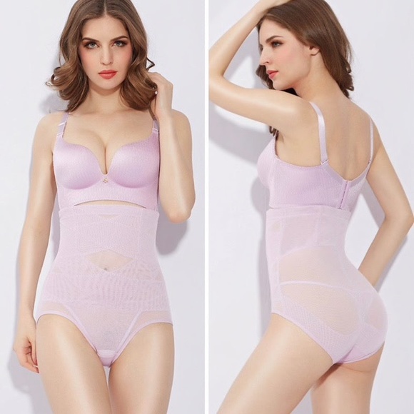 BLACK Light fine mesh shaper. High waist see through shaping panties. - Picture 6 of 15